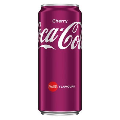 Coca Cola Cherry με Ανθρακικό Κουτί 330ml